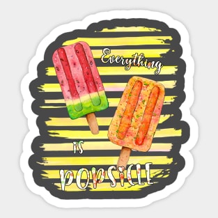 Summer Popsicles Sticker